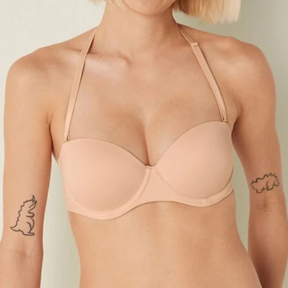 PINK Victoria’s Secret Wear Everywhere Multiway Strapless Push Up Bra *Size 36D - Picture 14 of 16